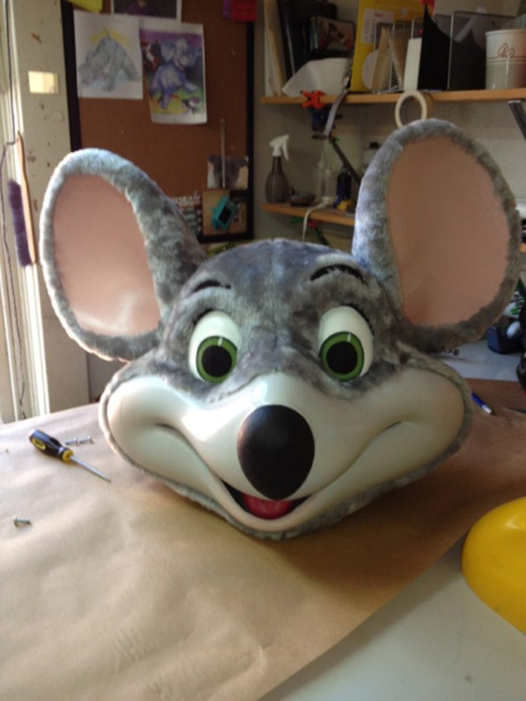 Vacuum Thermoforming of a Costume Head 